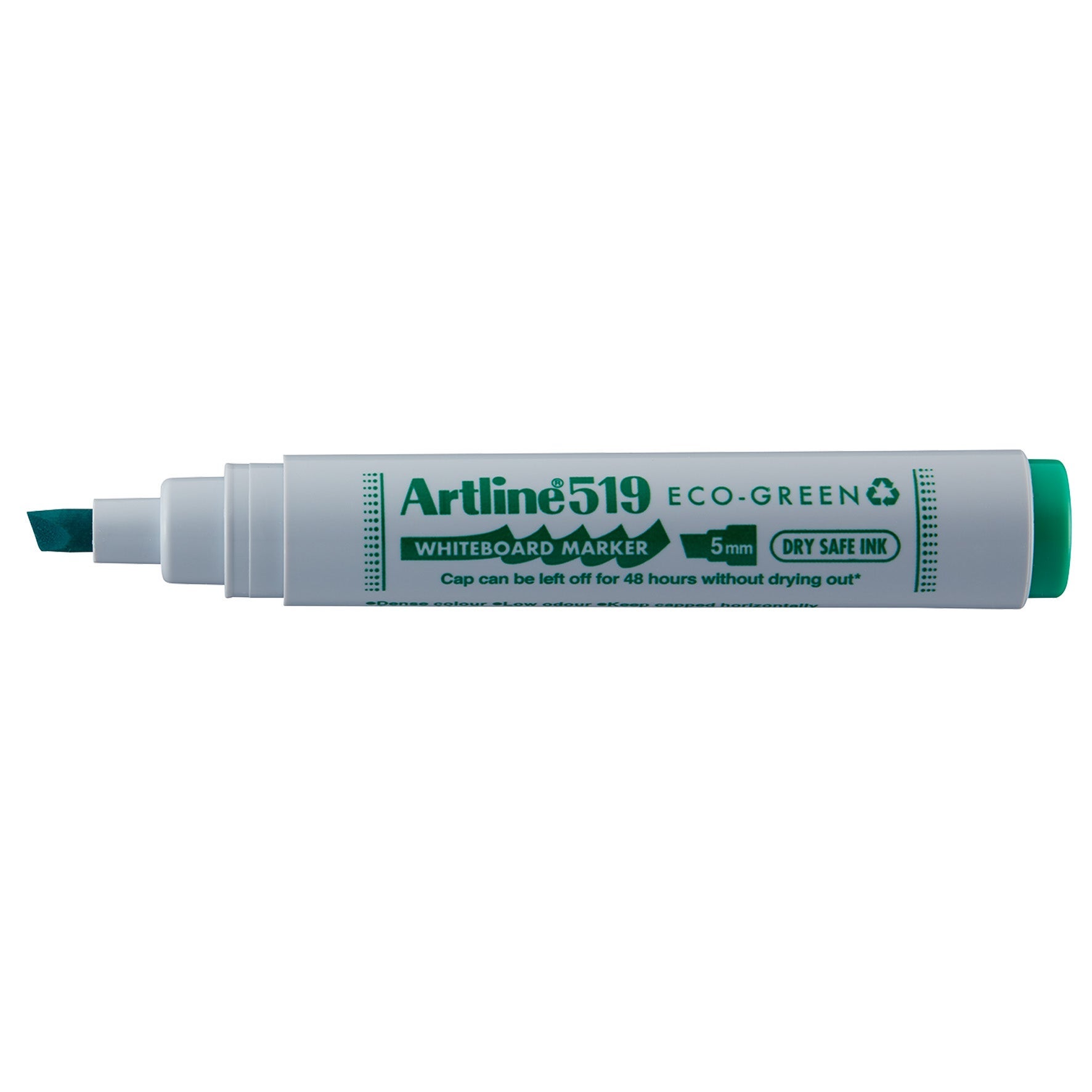 [2409323] Whiteboardpenna Artline 519 Eco-Green snedskuren grön