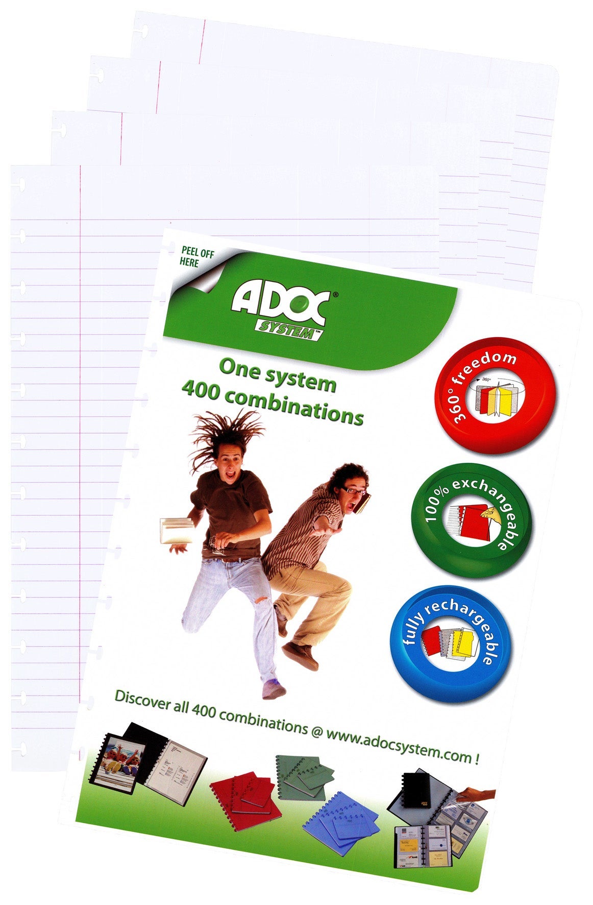 [4200105] Refill ADOC A5 linjerat