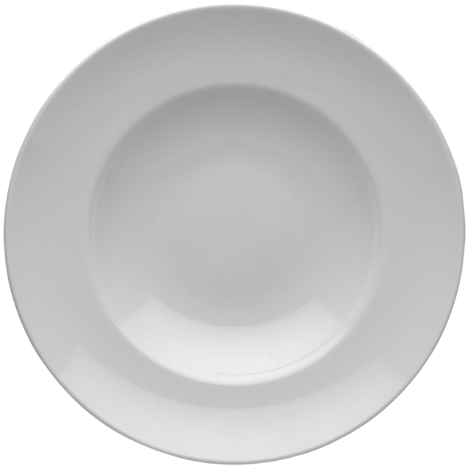 [8567720] Tallrik djup Kaszub 27 cm vit