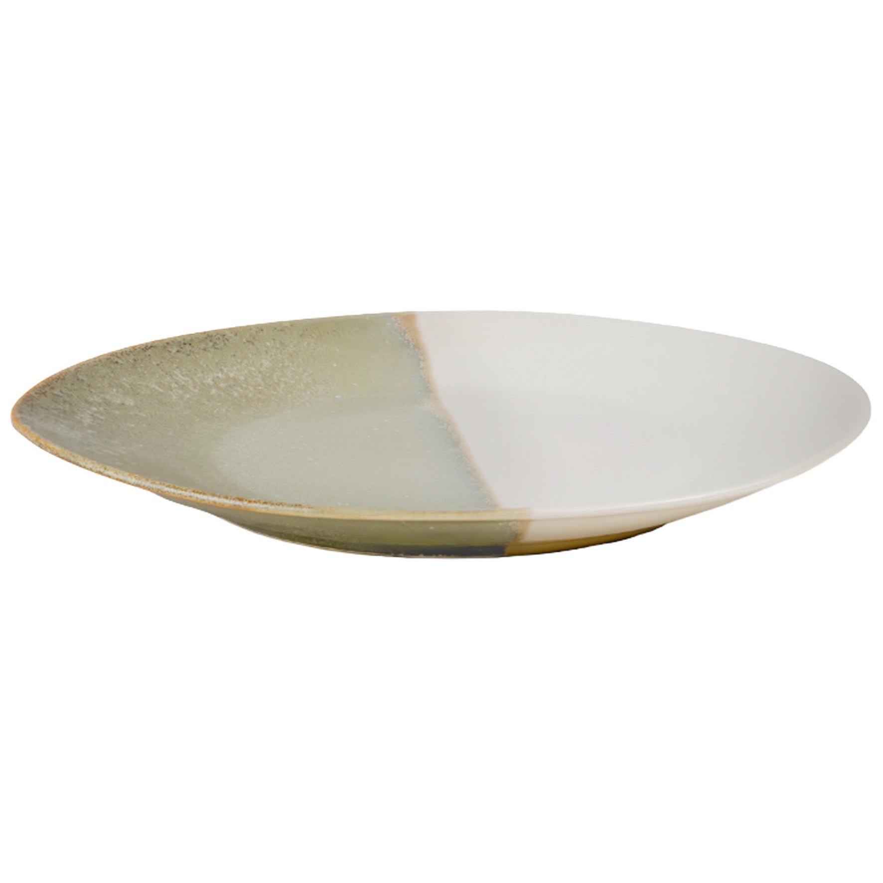 [8567752] Tallrik flat Soho Verde 30 cm grön/beige