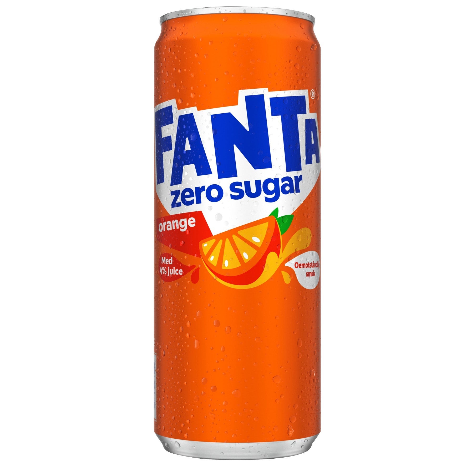 [8568424] Läsk Fanta Orange Zero 20x33 cl inkl pant
