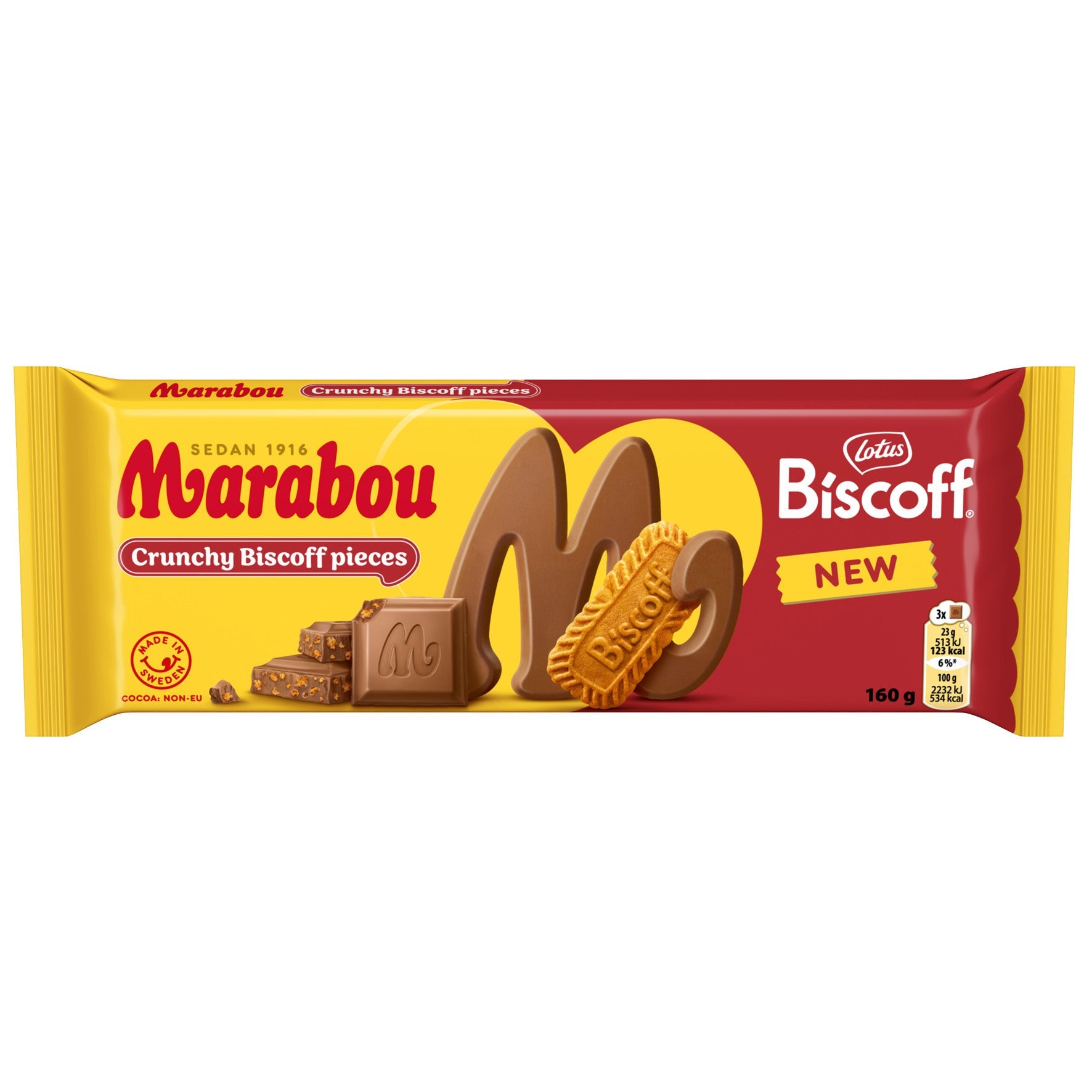 [8568258] Choklad Marabou Biscoff 15x160 g
