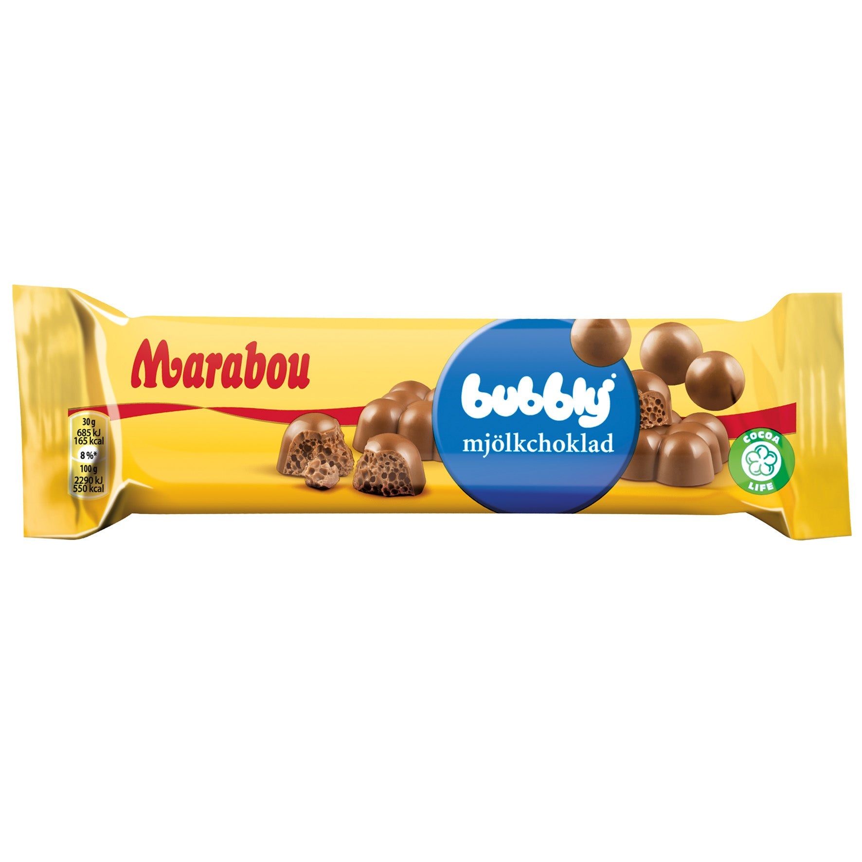 [8568279] Choklad Marabou Bubbly Mjölkchoklad 20x60 g