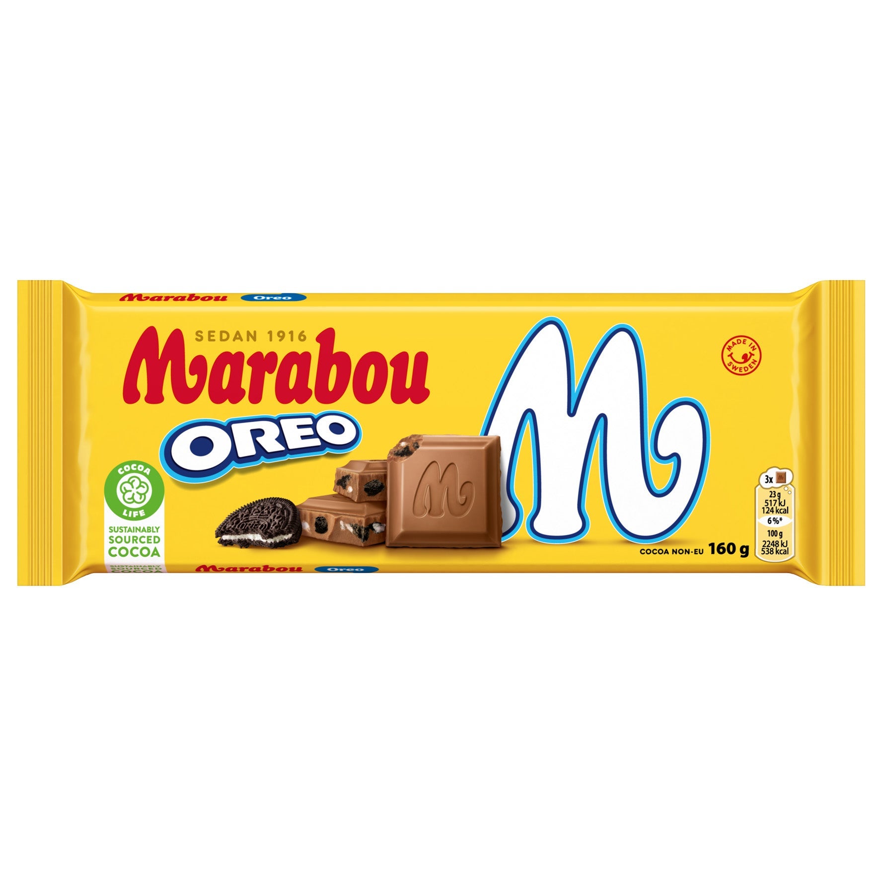 [8568344] Mjölkchoklad Marabou Oreo 15x160 g