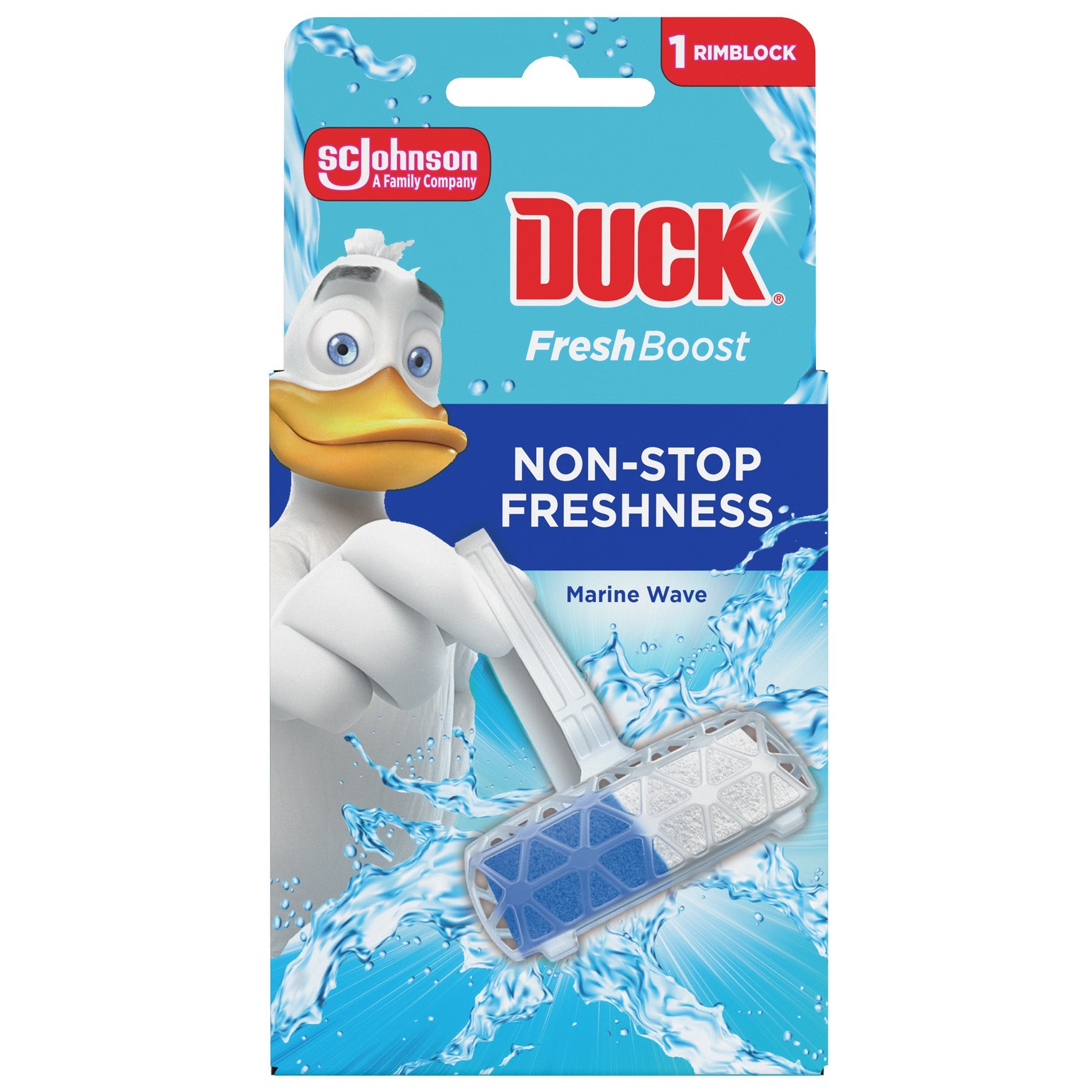 [8567811] Toalettrengöring Duck Fresh Boost Marine Wave