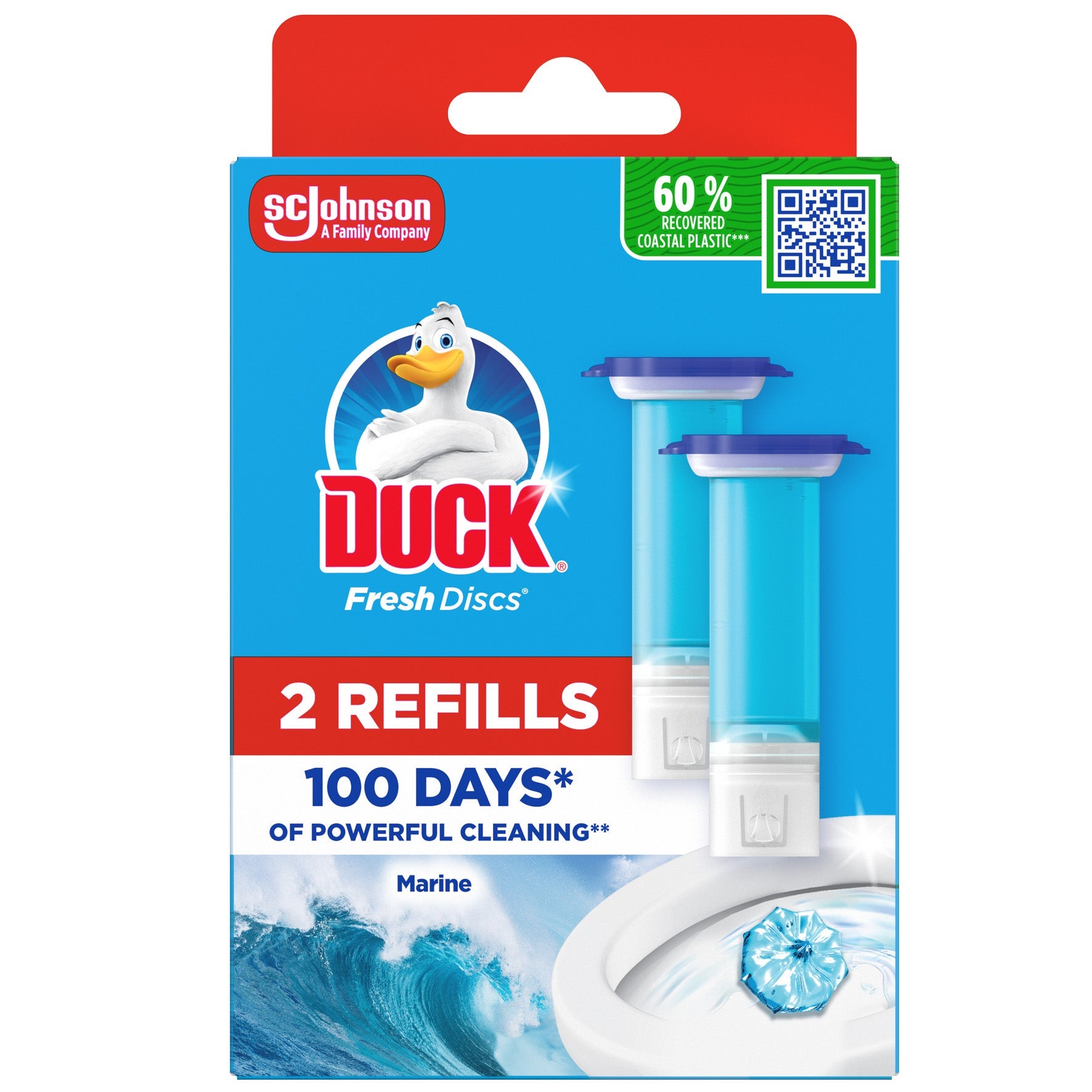 [8567814] Toalettrengöring Fresh Discs Marine Refiller