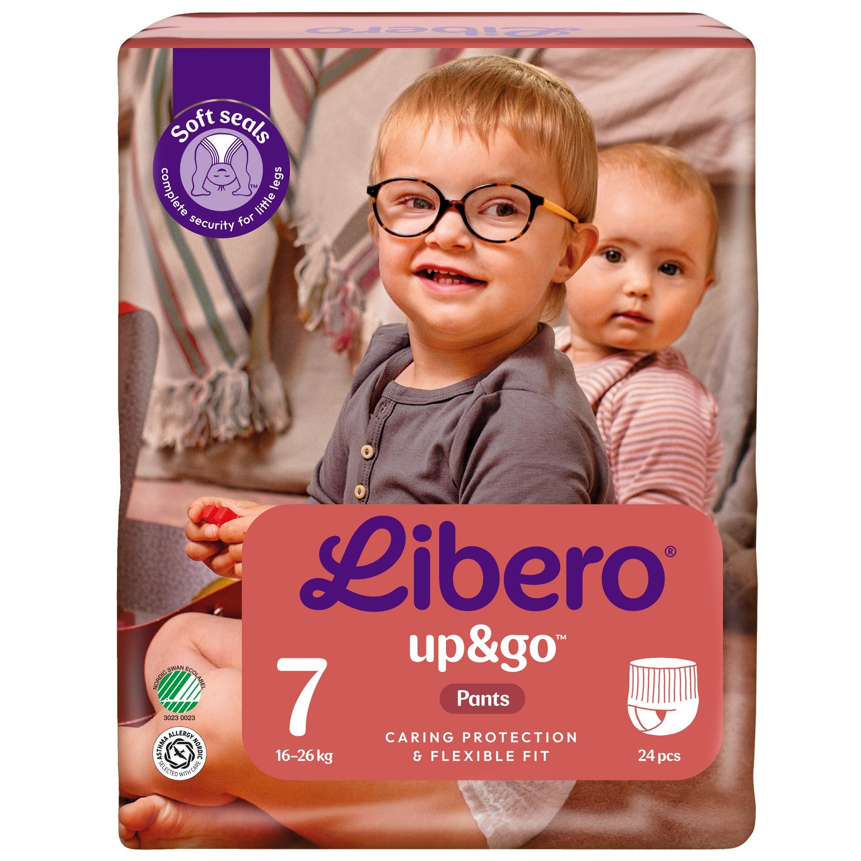 [8568464] Blöjor Libero Up&Go 7, 16–26 kg 24-pack
