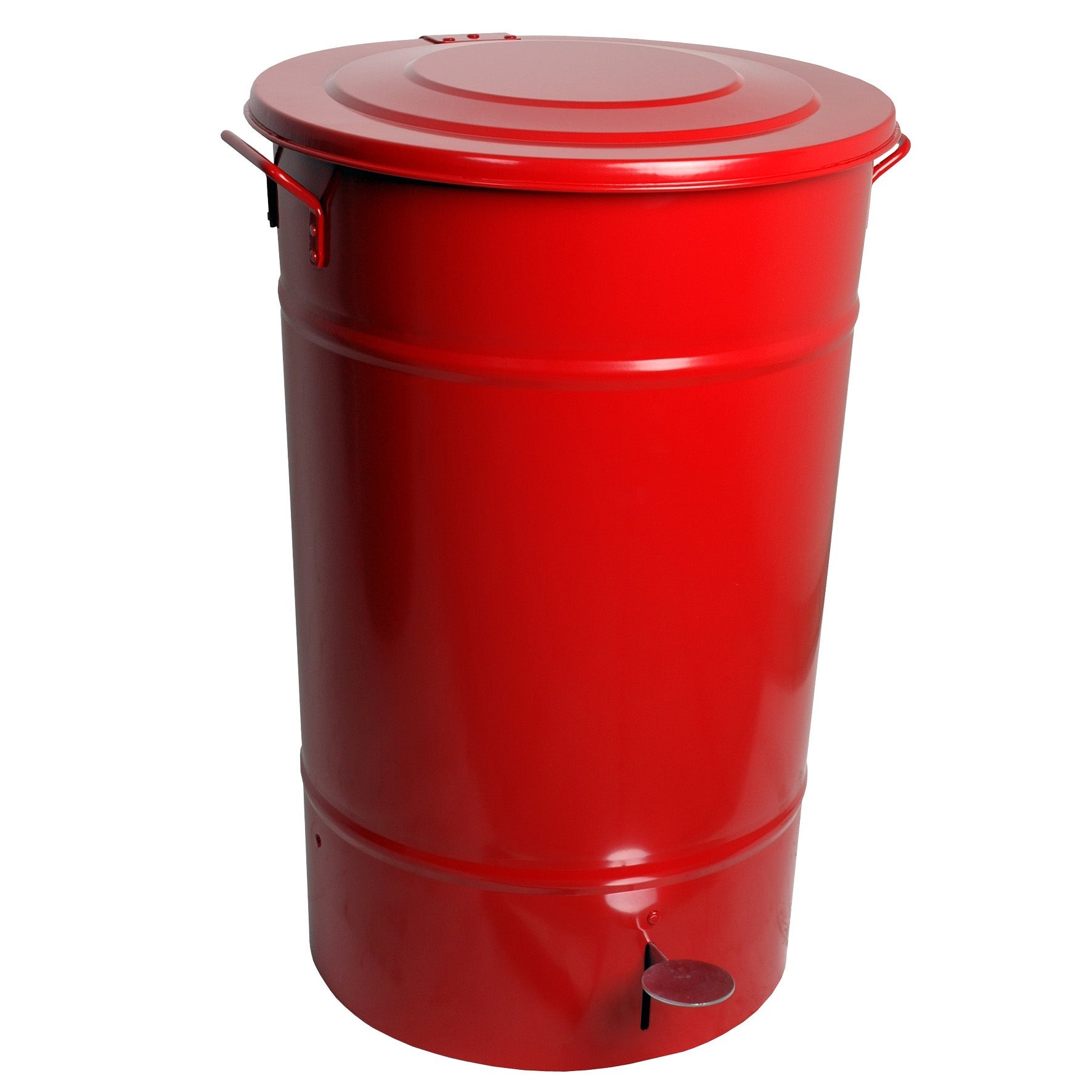 [8567829] Avfallstunna Greger med lock/pedal 30 liter röd