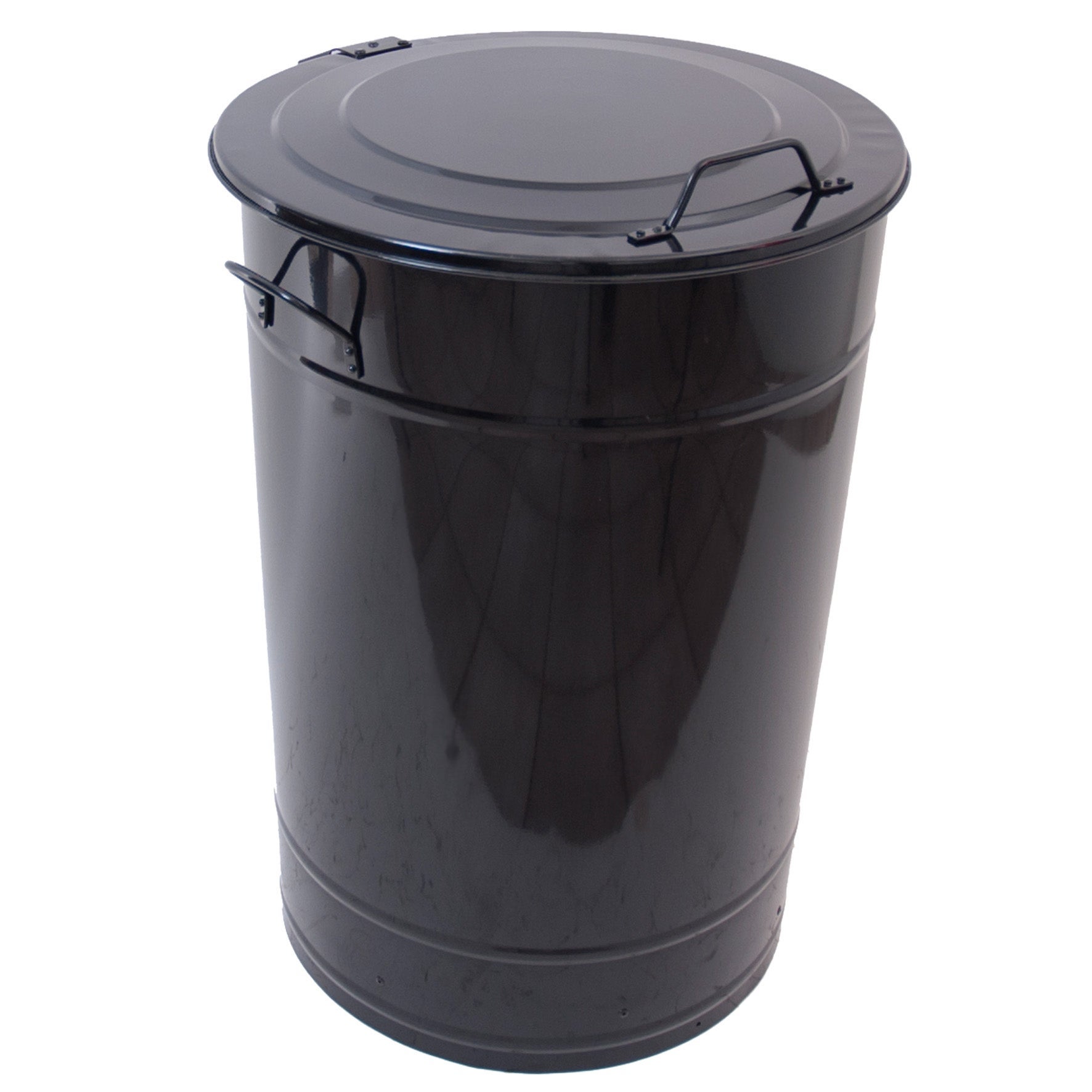 [8567840] Avfallstunna med lock Greger 160 liter svart
