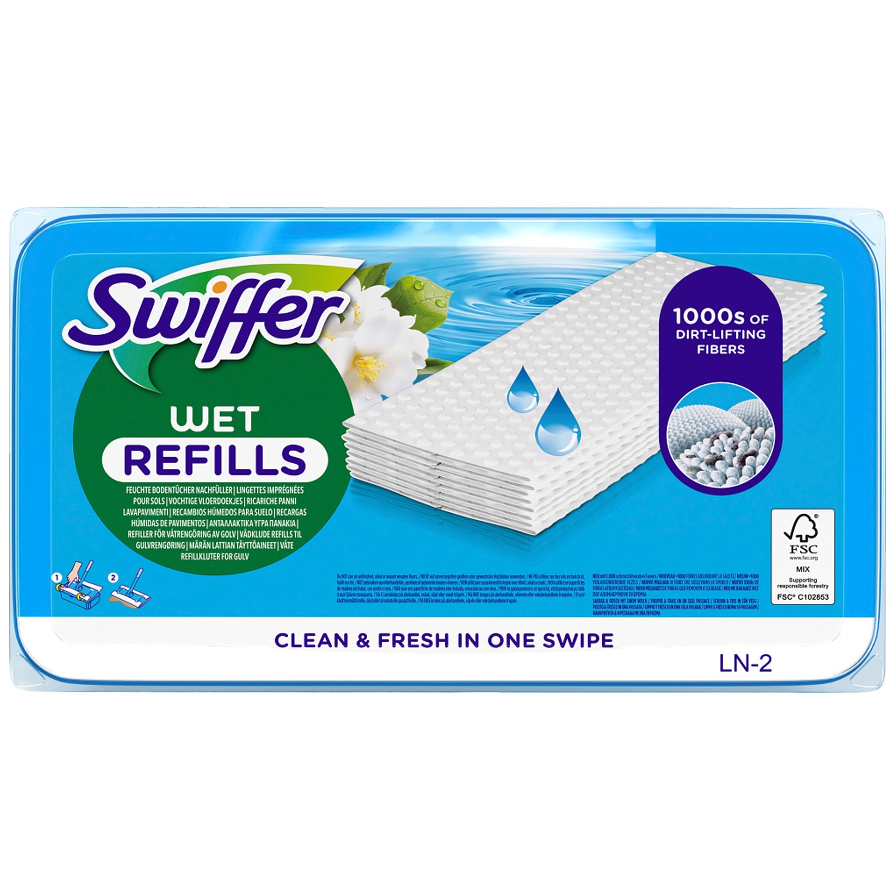 [8567970] Golvdukar Swiffer Våta Refill 24-pack Morning Fresh