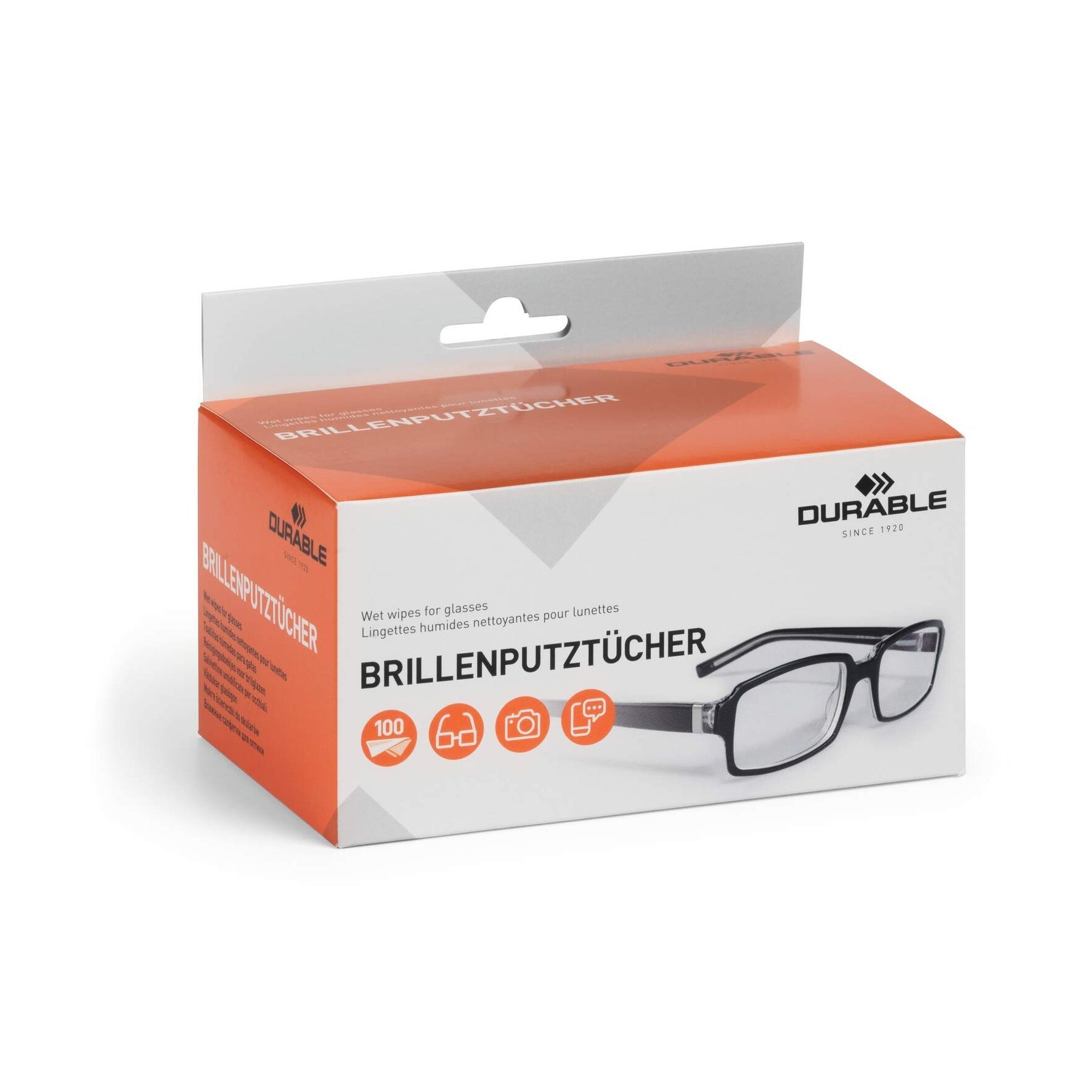 [8567924] Rengöringsservett glasögon 100-pack