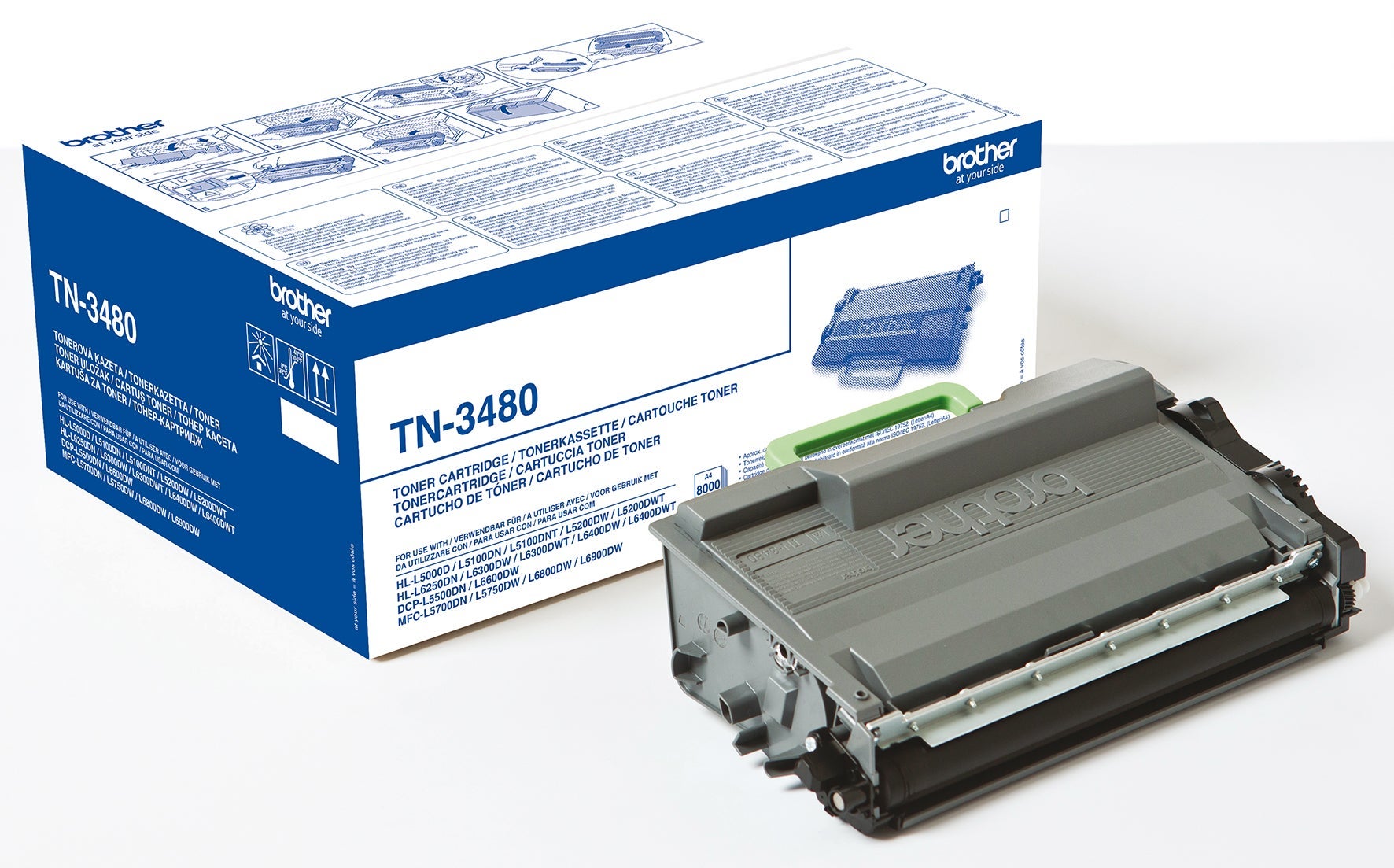 [2245640] Toner Brother TN3480 8k Svart