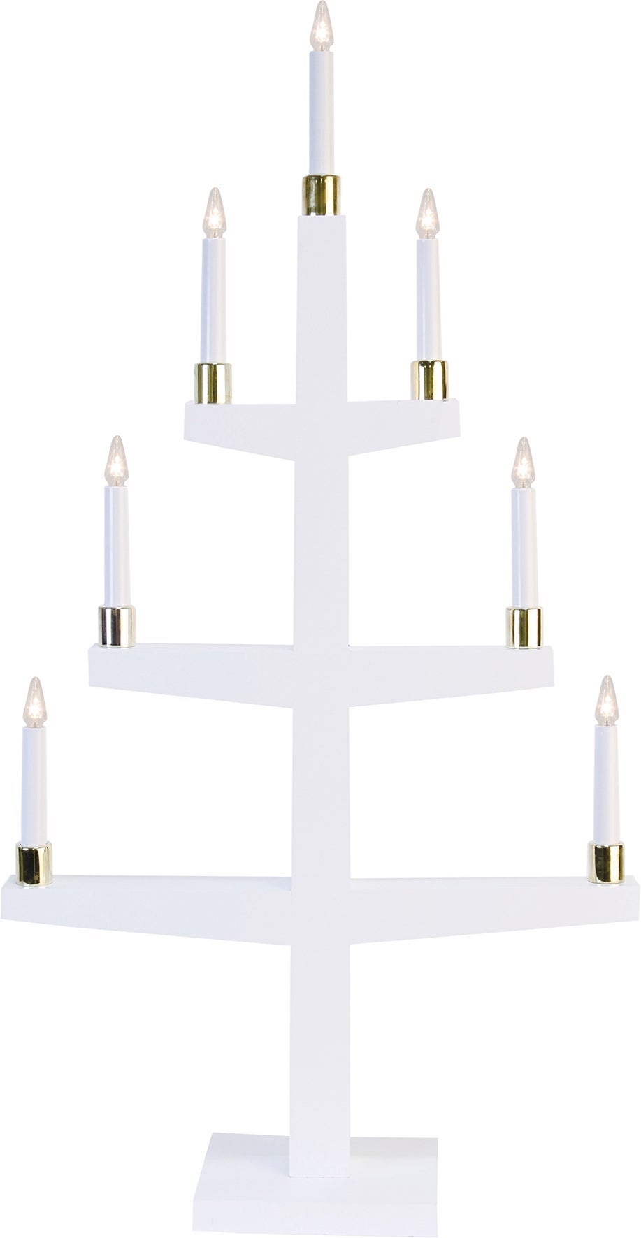 [8551900] Ljusstake LED Halla Hög Vit