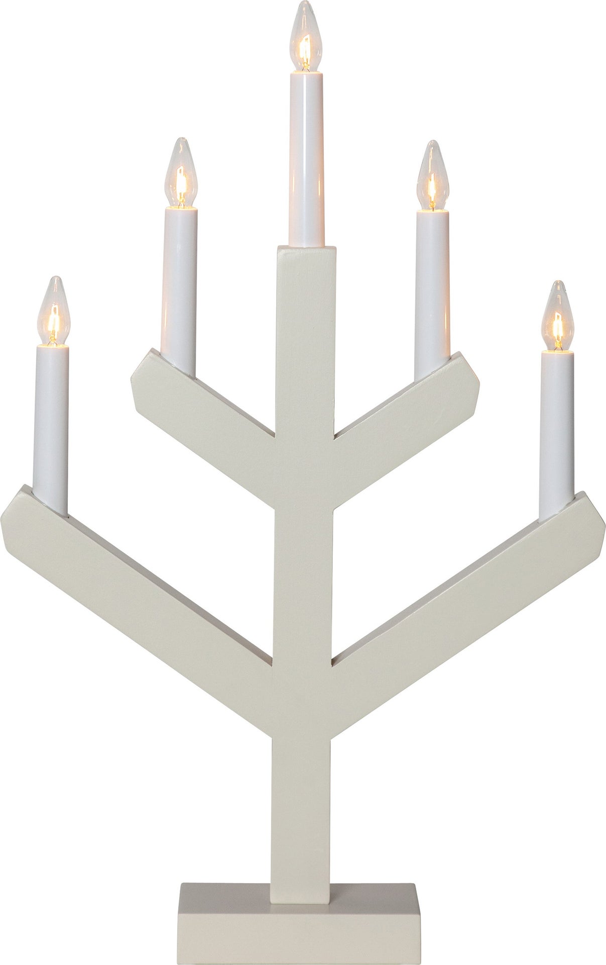 [8559744] Ljusstake Vinga 5-armad Beige